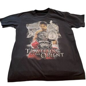 King of the Ring- Manny “PAC-MAN” Pacquiao-Traversing the Orient T-shirt-Large